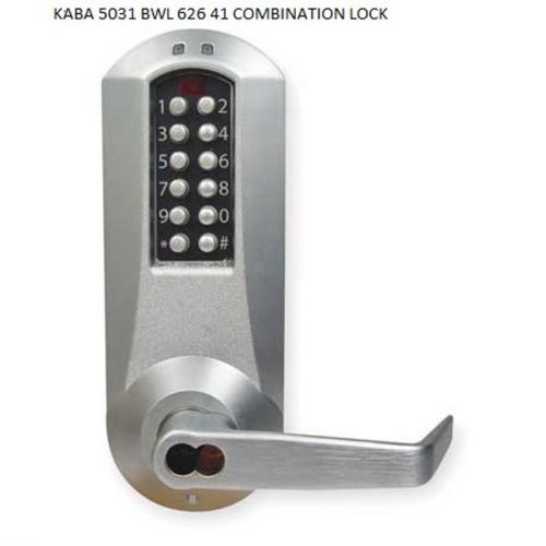 NIB KABA E5031 BWL-626-41 BATTERY OPERATED COMBINATION LOCK