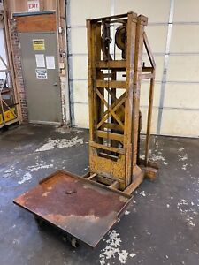 Barrett Portable Elevator Material Lift