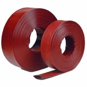 High Pressure Lay Flat Discharge Hose - 3&#034; Dia x 100 ft