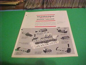 1969-70? SWEETS EQUIPMENT CATALOG BOOKLET SCHRADER DIRECTAIR 4 SPOOL VALVES