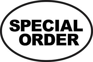 SPECIAL ORDERS ONLY for JEEP-CHRYSLER Ltd #3