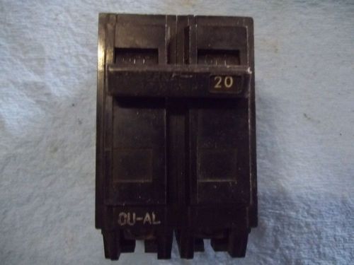 GE 20 Amp 2 Pole Circuit Breaker