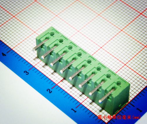 100pcs 15EDRC-3.81-8P 8P/way 3.81mm Pitch Screw Terminal Block Connector Angle