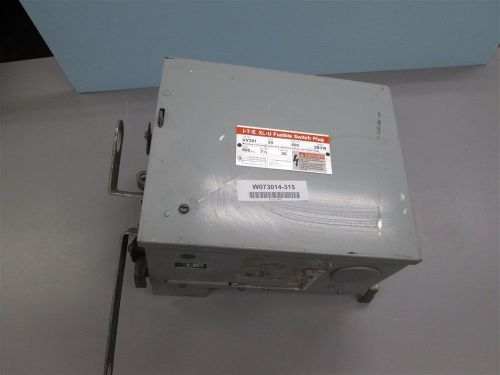 Ite xl-u uv361 fusable bus disconnect bus plug 30 amp 600 vac  guaranteed for sale