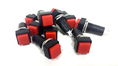 10 pack mini on off push button 2 pins switch spst 3 amp for sale