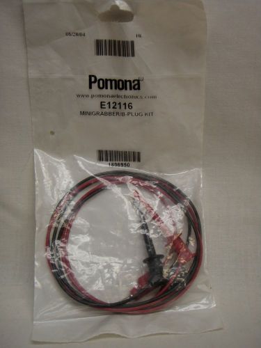 New pomona e12116 minigrabber b plug kit electrical equipment hookups ab12 for sale