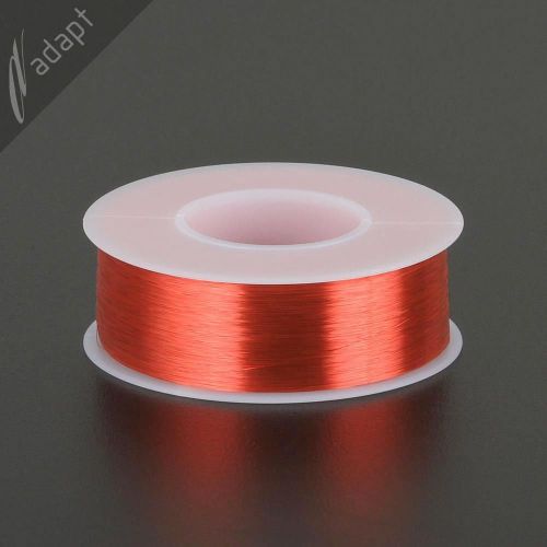 Magnet Wire, Enameled Copper, Red, 40 AWG (gauge), 130C, ~1/4 lb, 8000&#039;