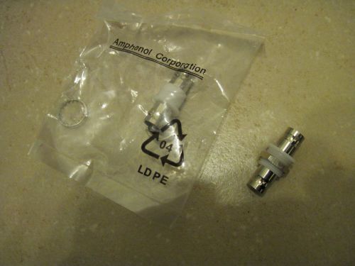 AMPHENOL BNC female to female bulkhead isolated Adaptor 75 Ohm B777183002ND3G75