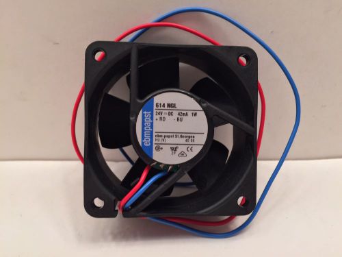 NEW! EBMPAPST AXIAL FAN 614NGL 24 VDC 42 MA 1 WATT