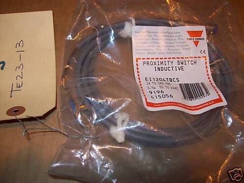 Carlo Gavazzi Switch Proximity Switch EI1204TBCS .5A