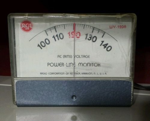 RCA WV-120A Power Line Monitor Tested