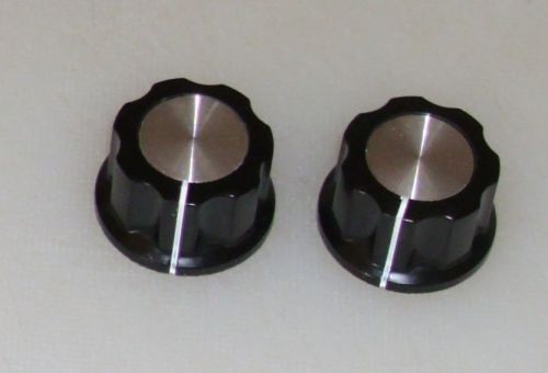 Lot of  2  Round  Radio  Volume Tune control Knobs NEW