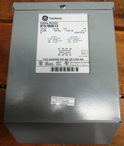 GE Isolation Transformer 9T51B0013