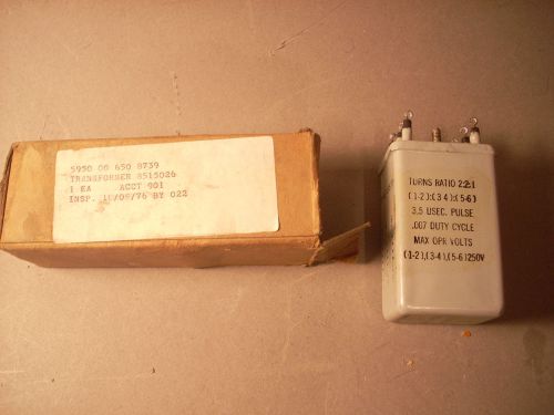 Western electric p/n ga-51913 2.0 kz transformer,pulse nsn 5950-00-650-8739 for sale