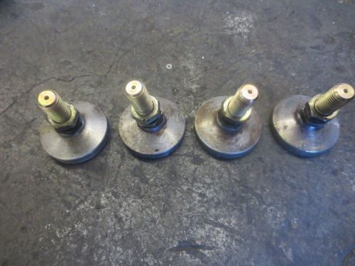 MILLTRONICS PARTNER I CNC MILL SET OF 4 MACHINE LEGS PADS STAND BASE