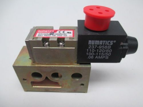 New numatics 031sa415c000030 110-120-ac 1/8in npt solenoid valve d257077 for sale