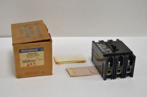 WESTINGHOUSE MCP03150CR MOTOR PROTECTOR 3P 15A AMP 600V CIRCUIT BREAKER B246841