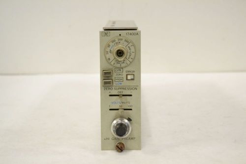 HEWLETT PACKARD HP 17400A PRE AMPLIFIER CALIBRATION TEST EQUIPMENT B313041