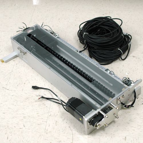 Linear motion robot cnc machine axis 60cm travel mitsubishi 750w motor thk rails for sale