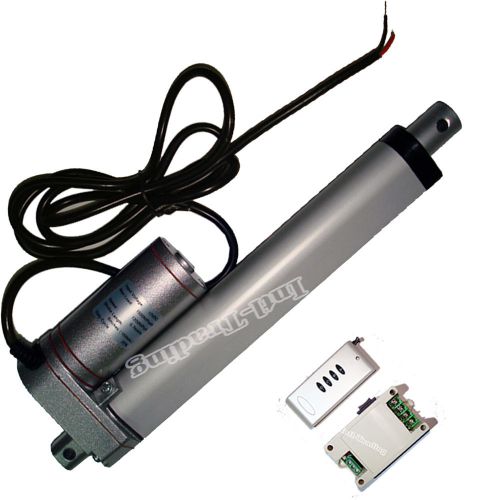 Heavy duty dc 12v 10&#034; stroke linear actuator&amp;wireless remote 330 pound max lift for sale