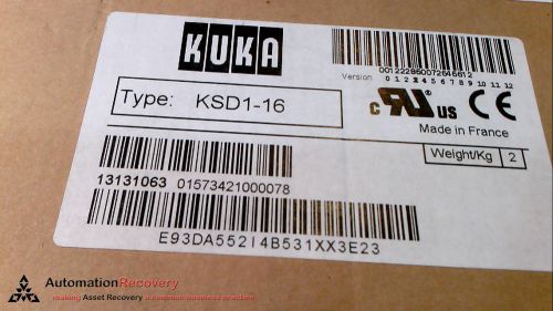 KUKA KSD1-16 SERVO DRIVE, NEW