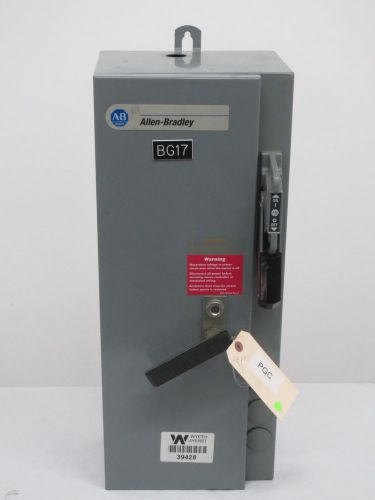 ALLEN BRADLEY 509-BOD-A2G 120V 10HP 27A SIZE 1 COMBINATION MOTOR STARTER B391041