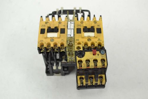 Allen bradley 100-a09nzj3 193-bsb reversing 24v-dc 9a amp motor starter b343635 for sale