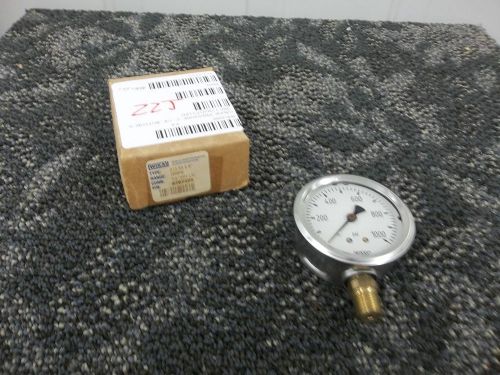Wika glycerin filled meter gage gauge dial pressure indicator 0-1000 psi new for sale