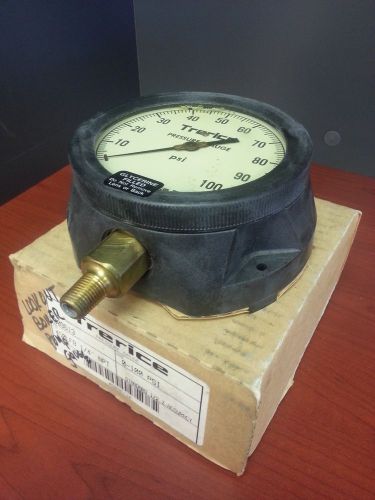 Trerice Pressure Gauge P/N 450LFB 1/4&#034; NPT 0-100 PSI