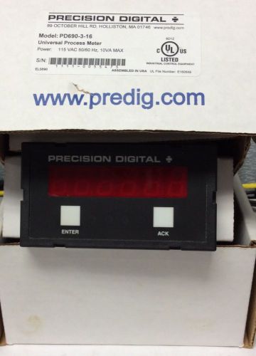 Precision digital pd690-3-16 universal process meter unused in original box for sale