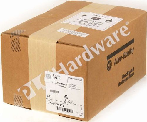 New sealed allen bradley 2711p-t7c4d8 /a pkg 2014 panelview plus 6 700 512mb for sale