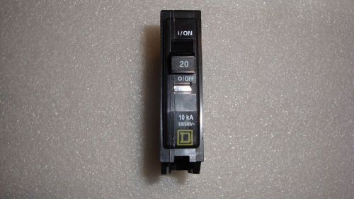 Square D Type QO 20 Amp Circuit Breaker 120/240V Single Pole