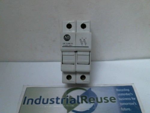 ALLEN BRADLEY 1492-FB2C30 Series A 2 Pole 600 Volt 30 Amp Din Mount Fuse Holder