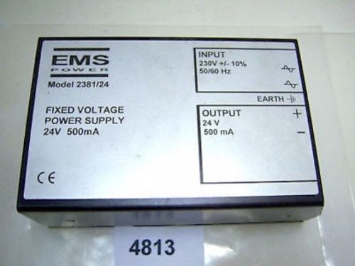 (4813) EMS Power Fixed Voltage Power Supply 2381-24 24V