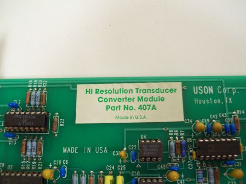 USON 407A HI RESOLUTION TRANSDUCER CONVERTER MODULE - FREE SHIPPING!!!