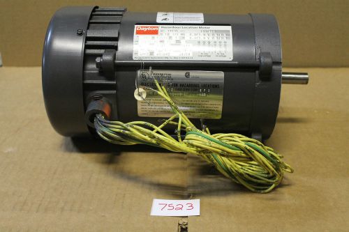 DAYTON 3N858 HAZARDOUS LOCATION MOTOR 1/2HP 3PH (7523)