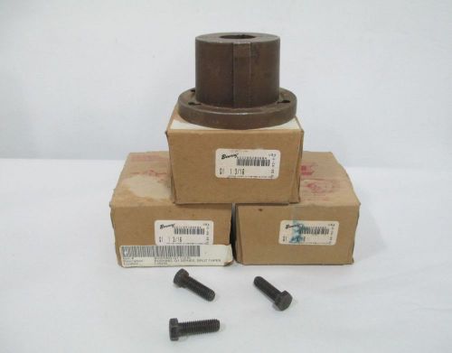 Lot 3 new browning q1 1 3/16 qd steel split taper bushing 1-3/16in bore d259152 for sale