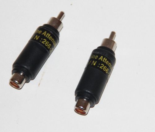 2 RCA Attenuators