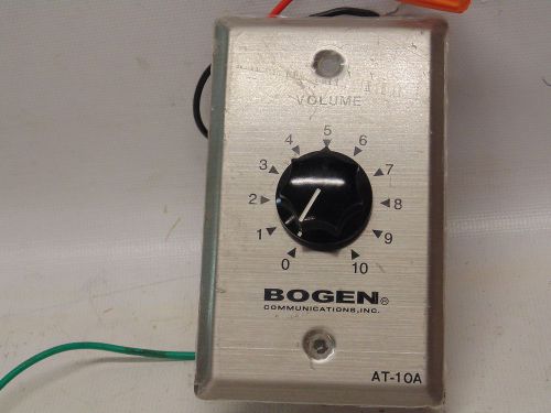 BOGEN COMMUNICATIONS  AT-10A SPEAKER LINE ATTENUATOR 10A 10W (R10-5-59)