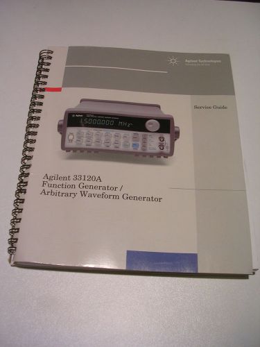 AGILENT 33120A  Function Generator / Arbitrary Waveform Generator  SERVICE GUIDE