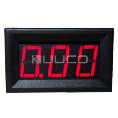 Digital Ammeter DC 0-10A Ampere Red LED Amp Panel Meter DC 4-30V Power Supply