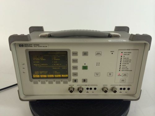 Hewlett Packard 37722A DIGITAL TELECOM ANALYZER W/ OPT. 006 &amp; H02