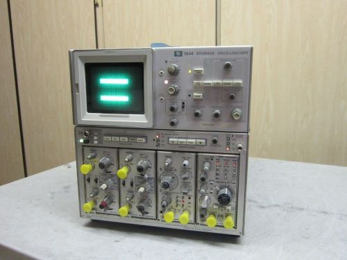 TEKTRONIX 7834 STORAGE OSCILLOSCOPE WITH 7B92A 7A26 7A22 PLUG INS c