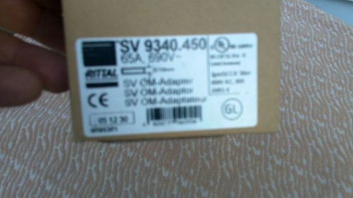 Rittal om adapter sv 9340.450 55x272mm ts55a 65a 690v 3ph/sccr 30ka awg 6 5/10mm for sale