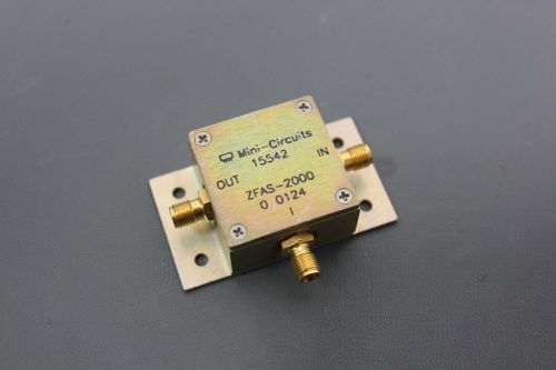 MINI CIRCUITS RF ATTENUATOR/SWITCH 100-2000MHZ ZFAS-2000 (S19-2-38A)