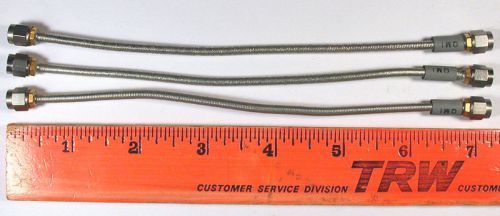 Sma coax hand-formable .141 - 7-inch - qmi &#034;semi-flex&#034; - *used*once* - qty:3 for sale