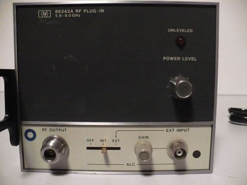 HP-Agilent 86242A  5.9GHz – 9GHz Sweep Oscillator Plug-in