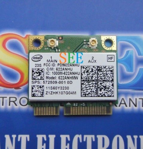 300M intel 622ANHMW 6200 wireless card LENOVO IBM FRU:60Y3231 HP SPS 572509-001