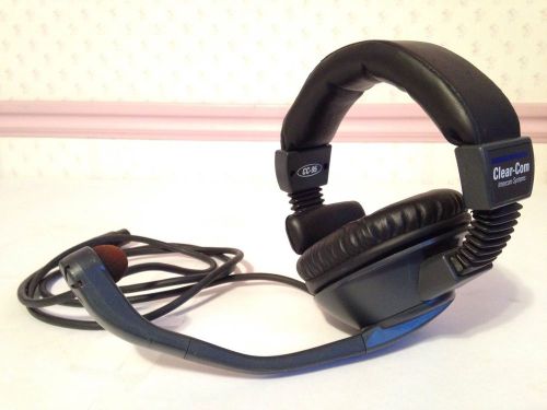 Clear-Com Clearcom CC-95 CC 95 Single Ear Muff Intercom Headset - Works