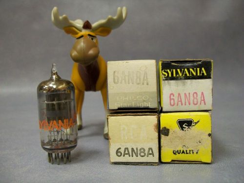 6AN8A Vacuum Tubes  Lot of 4  Philco / RCA / Sylvania